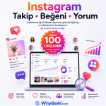 İN4-Instagram %100 Organik Takipçi, Beğeni ve Yorum Desteği